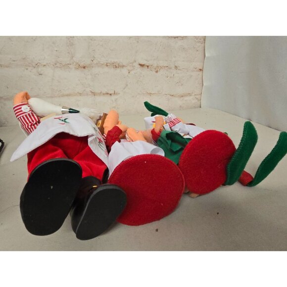 4 Annalee Santa Gingerbread House Elf Mouse Chef Christmas Bakers Dolls - Picture 6 of 6